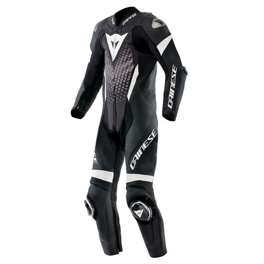 LAGUNA SECA 6 PERF 1PC LTH SUIT BLK/WHITE/ANT 50