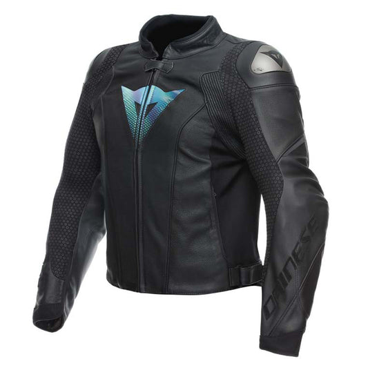 #VALOROSA 50TH LTD QDF PERF LEATHER JACKET BLACK